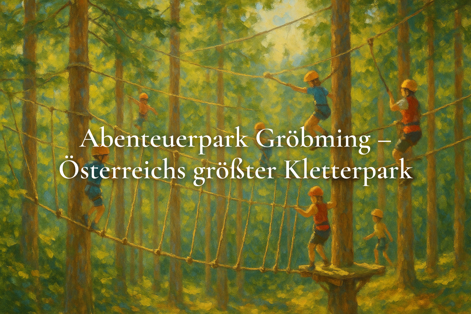 Abenteuerpark Gröbming – Österreichs größter Kletterpark