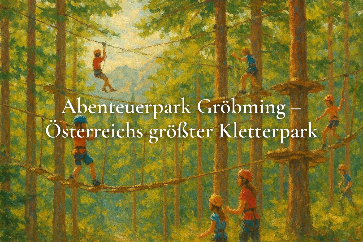 Abenteuerpark Gröbming – Österreichs größter Kletterpark