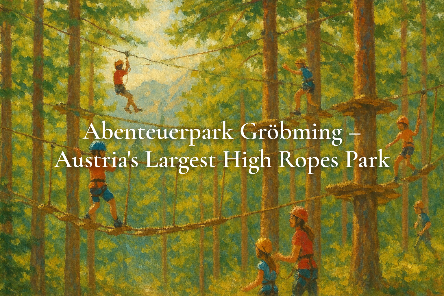 Abenteuerpark Gröbming – Austria's Largest High Ropes Park