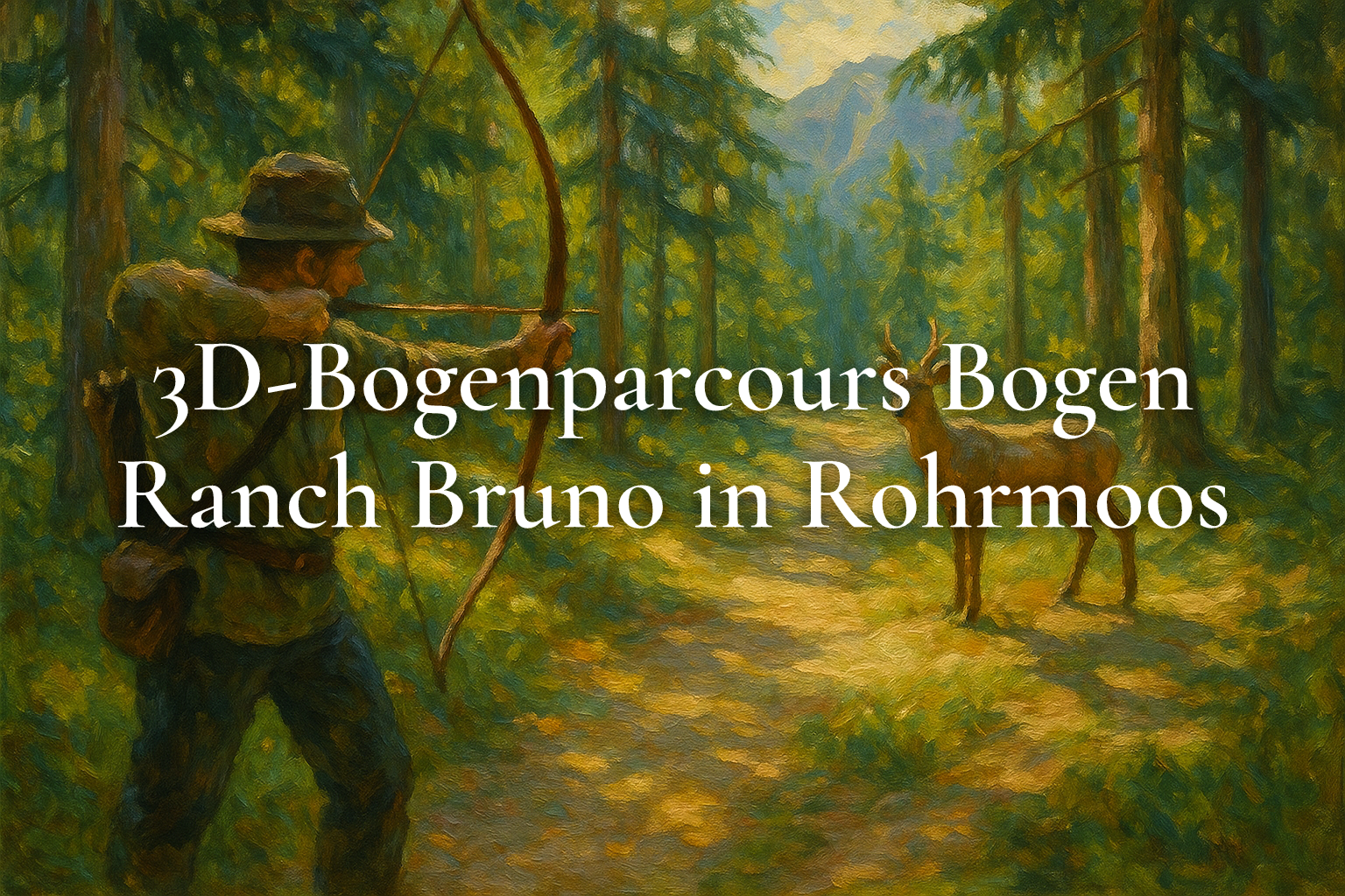 3D-Bogenparcours Bogen Ranch Bruno in Rohrmoos
