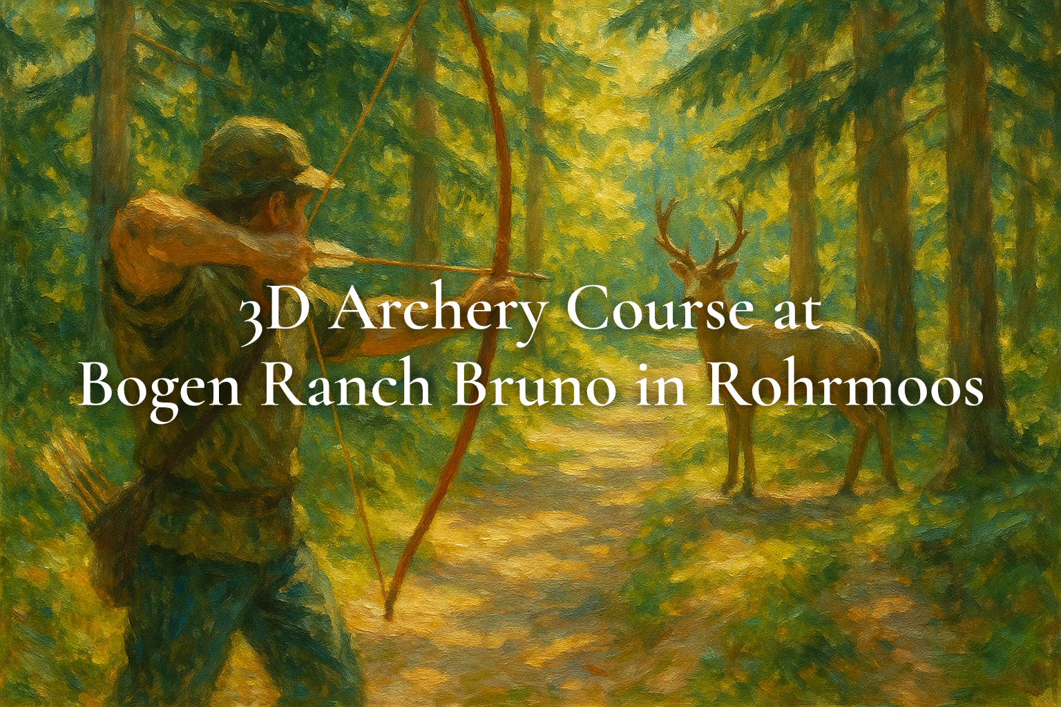 3D Archery Course at Bogen Ranch Bruno in Rohrmoos