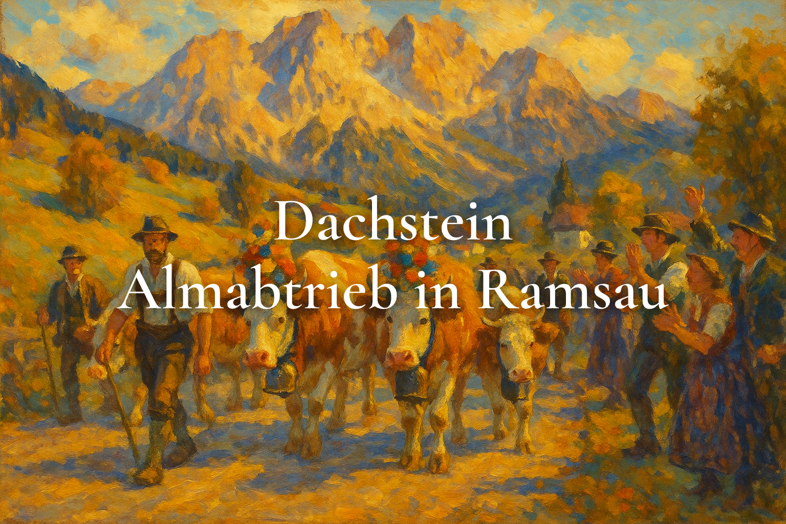 Dachstein Almabtrieb in Ramsau