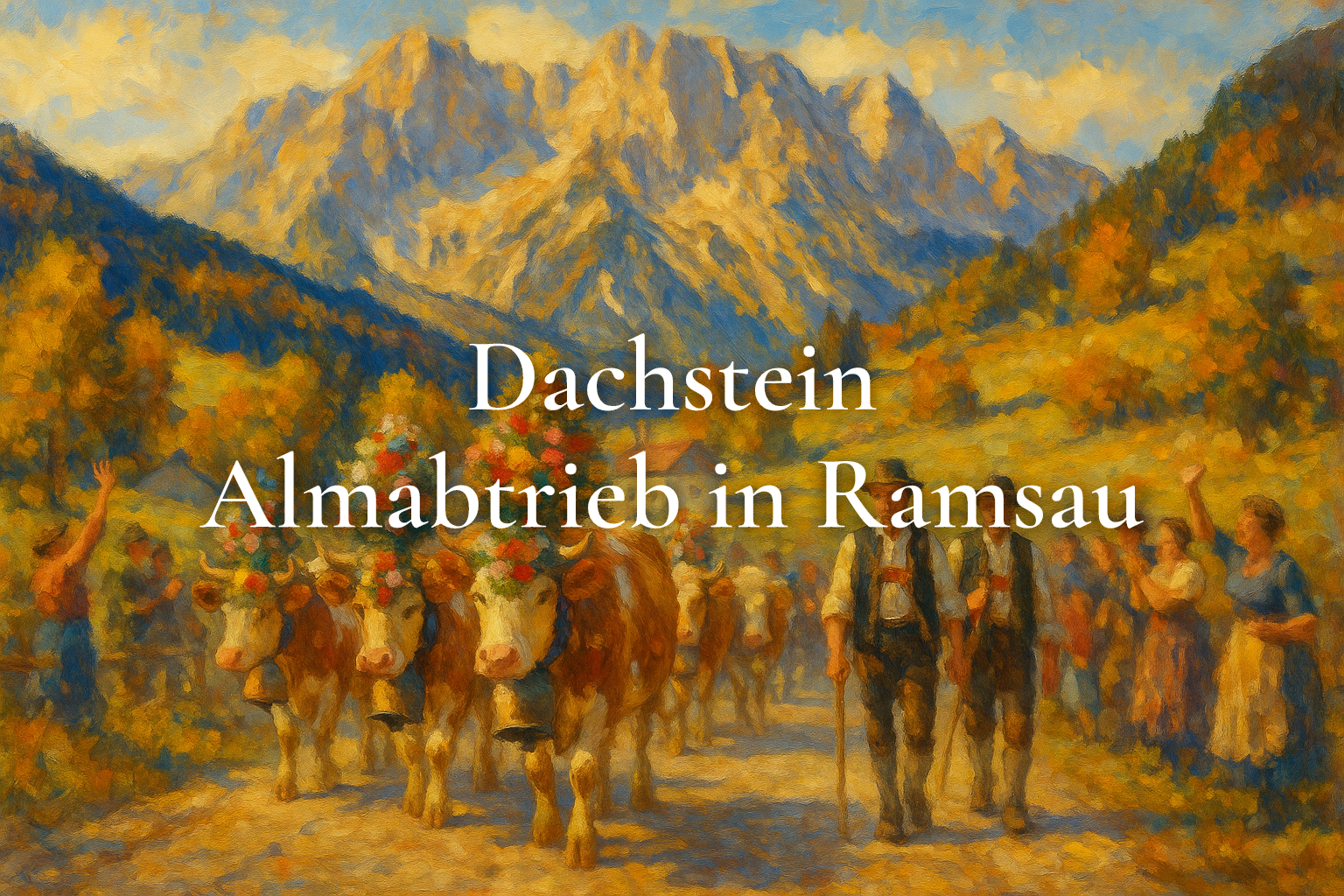 Dachstein Almabtrieb in Ramsau