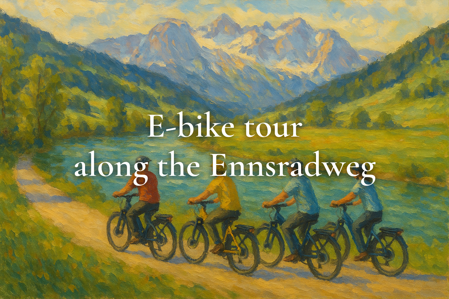 E-bike tour along the Ennsradweg
