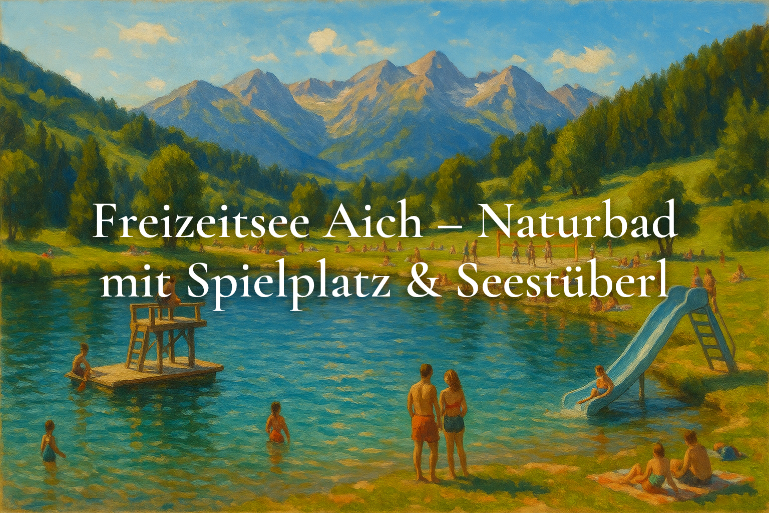 Freizeitsee Aich – Naturbad mit Spielplatz & Seestüberl