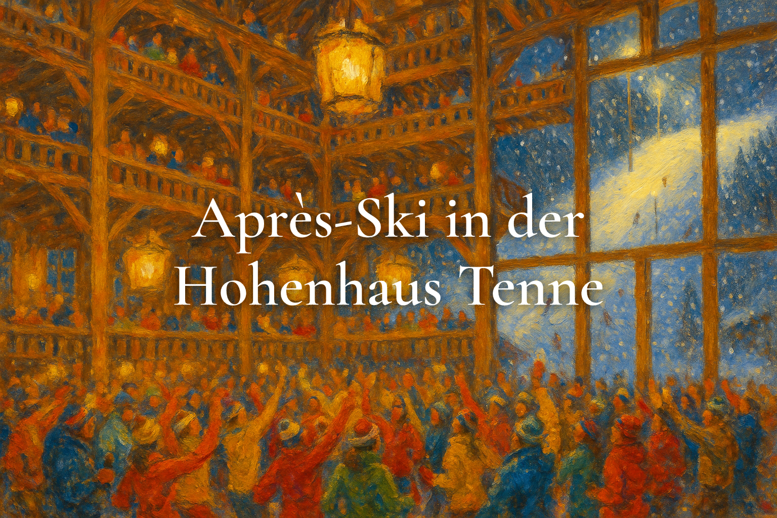 Après-Ski in der Hohenhaus Tenne