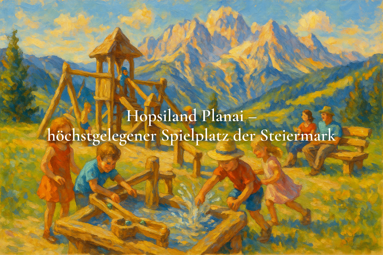 Hopsiland Planai – höchstgelegener Spielplatz der Steiermark