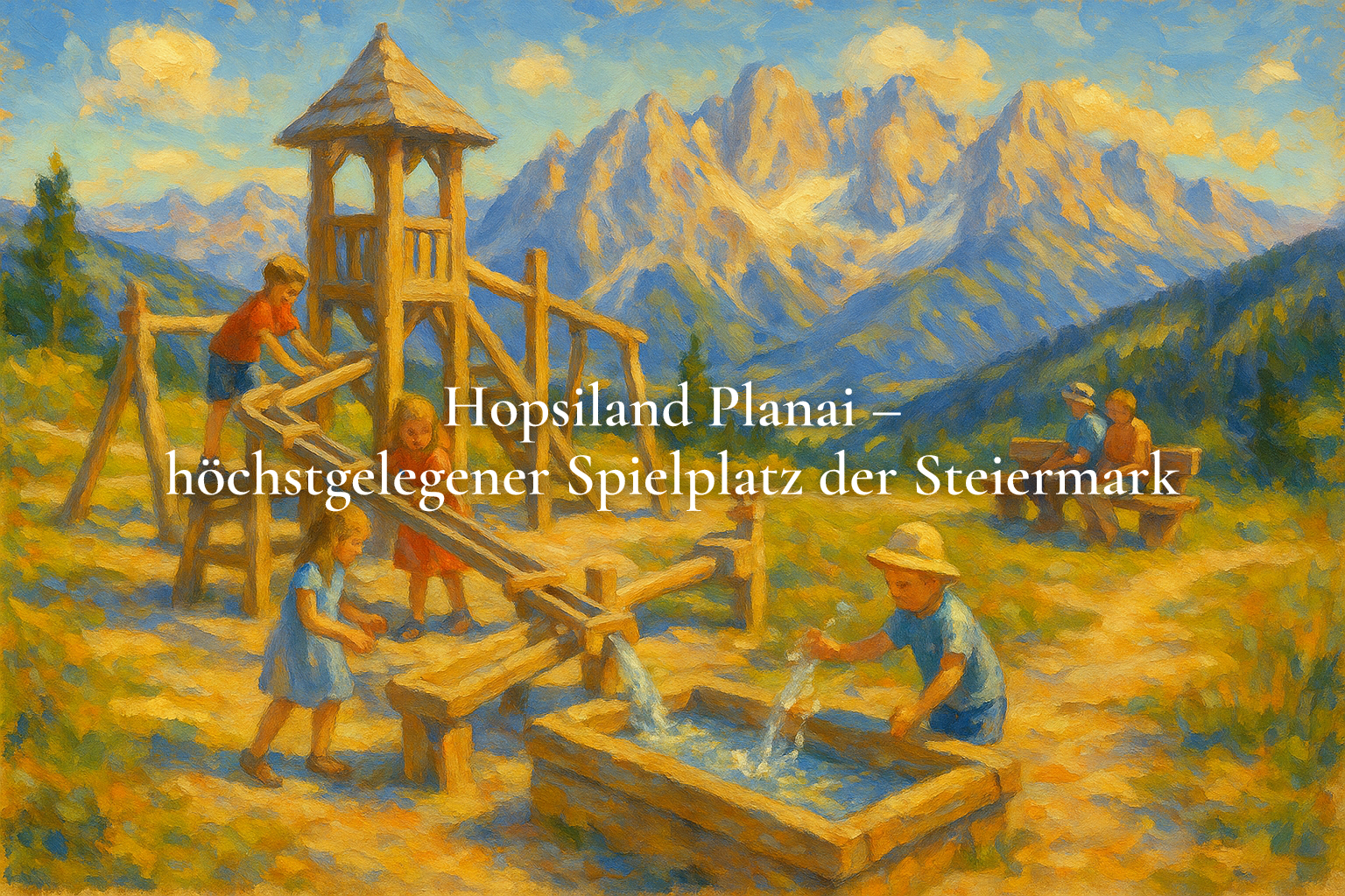Hopsiland Planai – höchstgelegener Spielplatz der Steiermark
