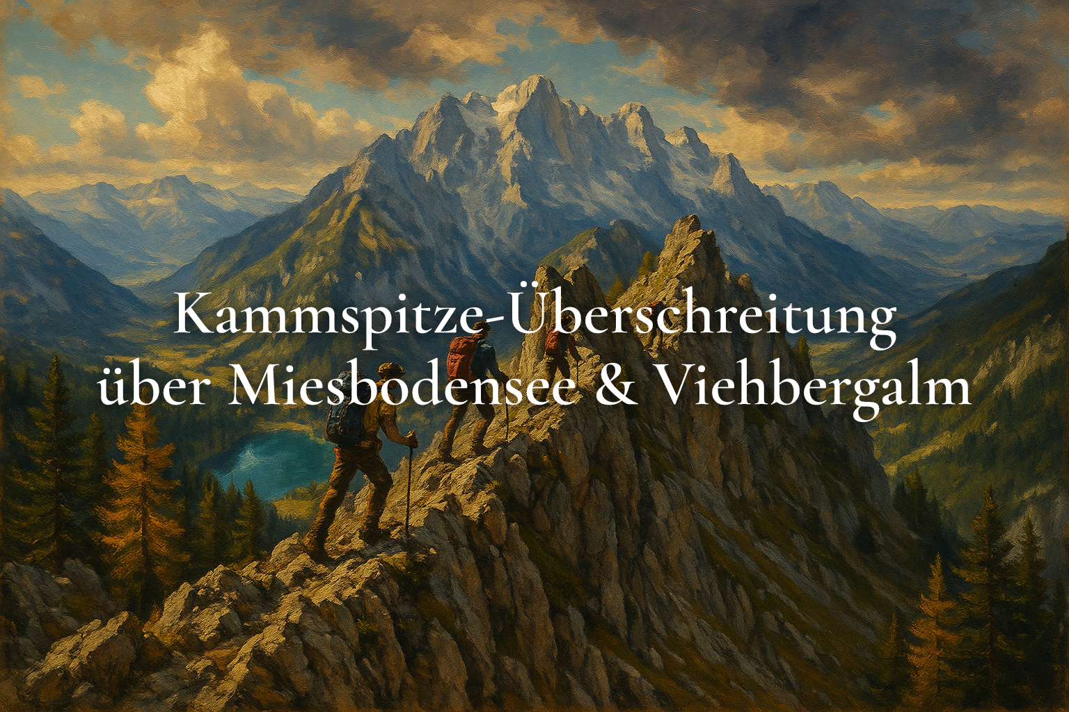 Kammspitze-Überschreitung über Miesbodensee & Viehbergalm