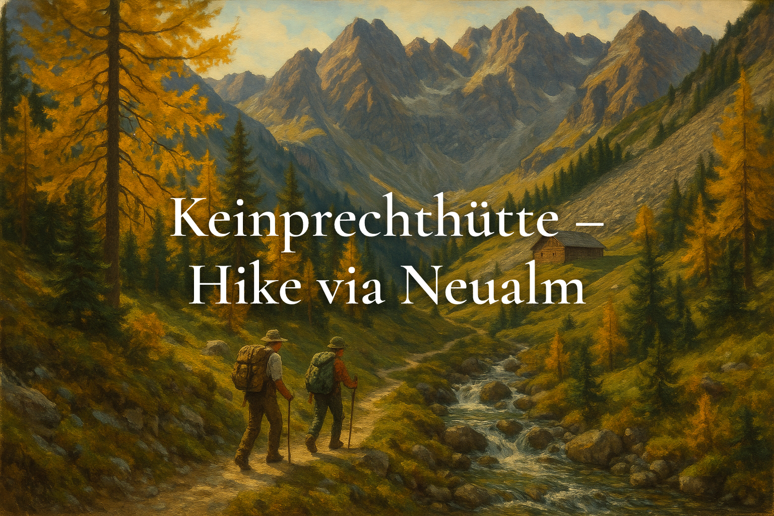 Keinprechthütte – Hike via Neualm