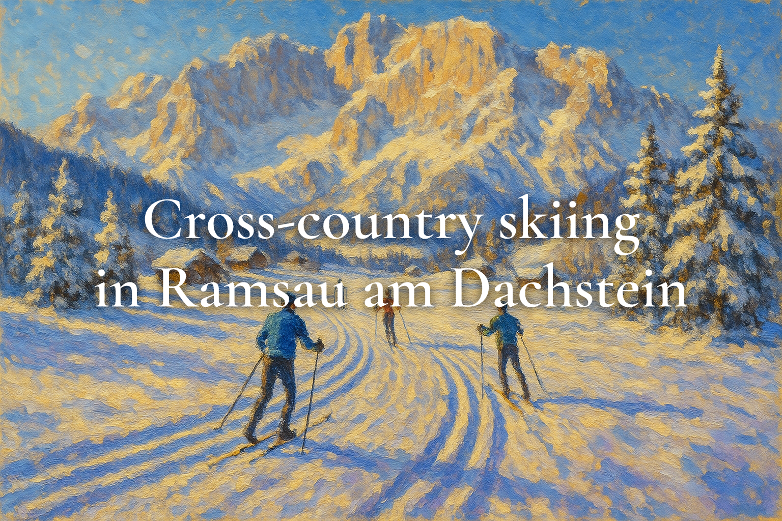 Cross-country skiing in Ramsau am Dachstein