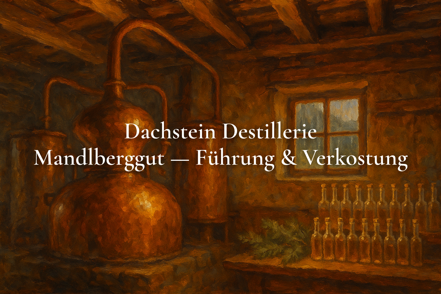 Dachstein Destillerie Mandlberggut — Führung & Verkostung