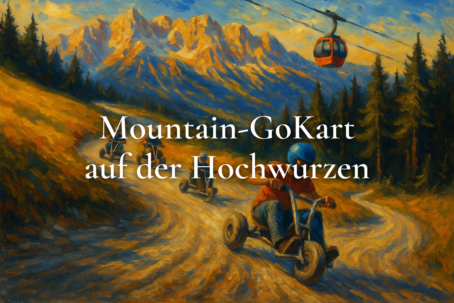 Mountain-GoKart auf der Hochwurzen