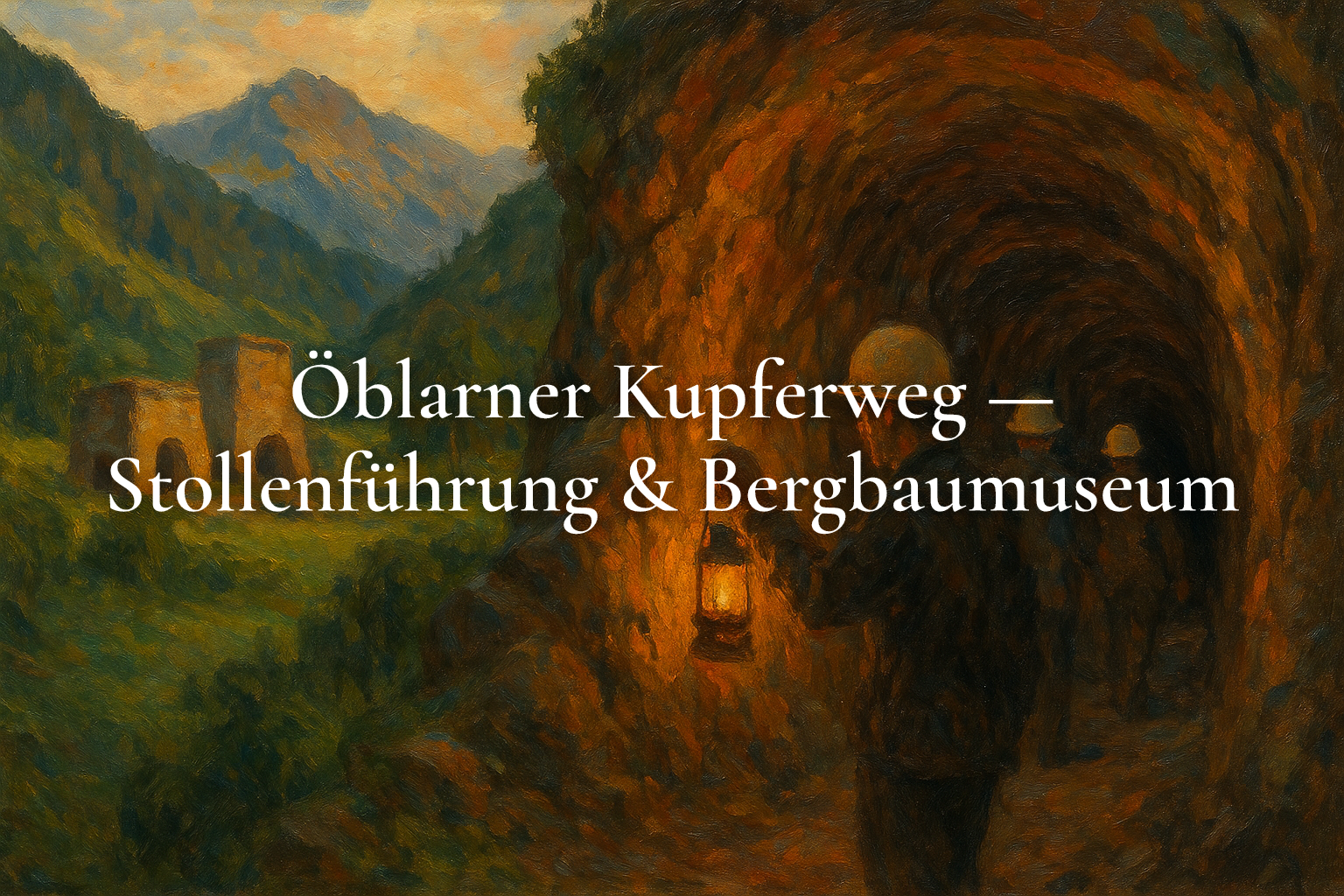 Öblarner Kupferweg — Stollenführung & Bergbaumuseum