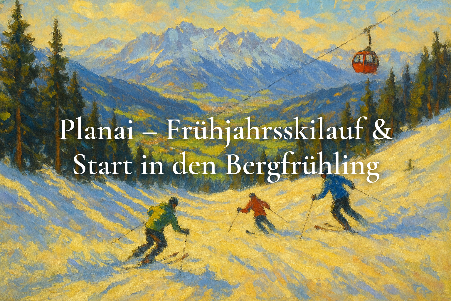 Planai – Frühjahrsskilauf & Start in den Bergfrühling
