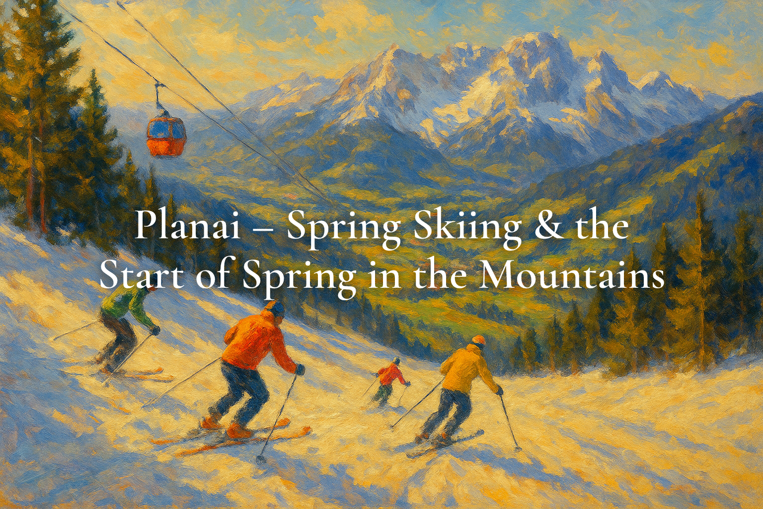 Planai – Spring Skiing & the Start of Spring in the Mountains