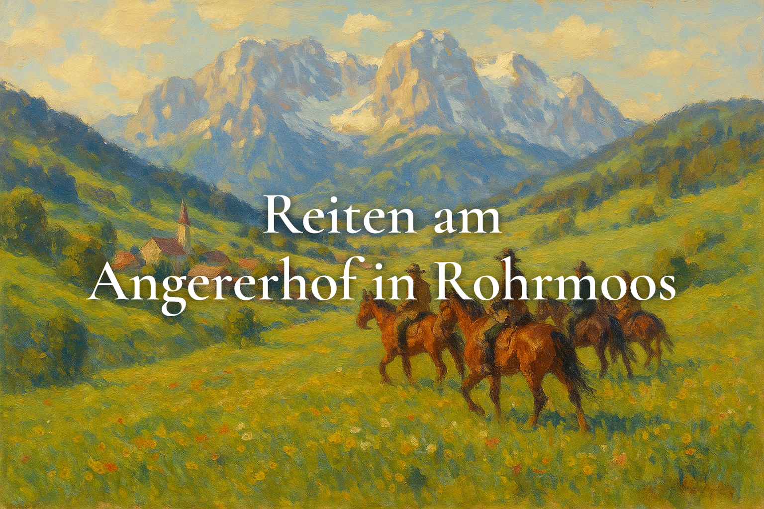 Reiten am Angererhof in Rohrmoos