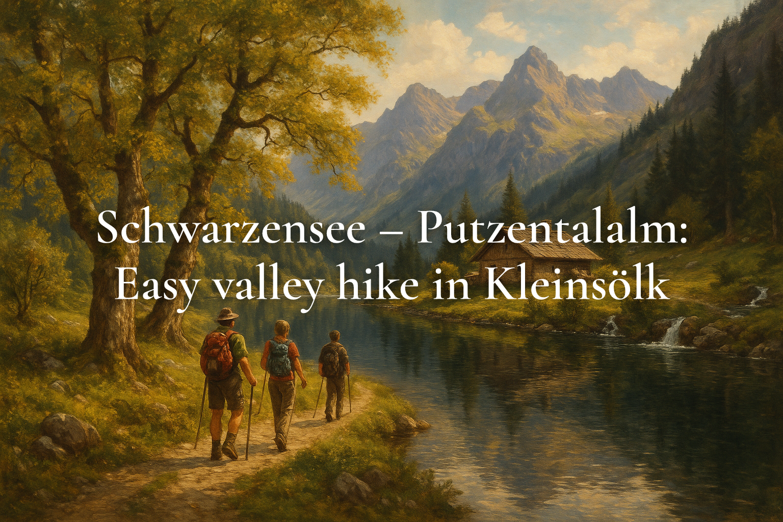 Schwarzensee – Putzentalalm: Easy valley hike in Kleinsölk