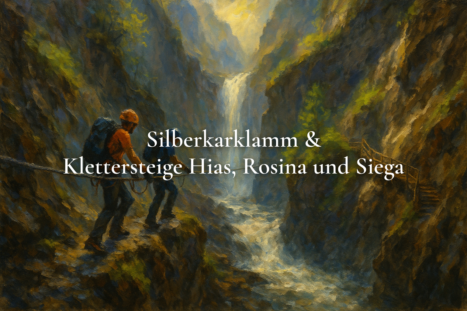 Silberkarklamm & Klettersteige Hias, Rosina und Siega