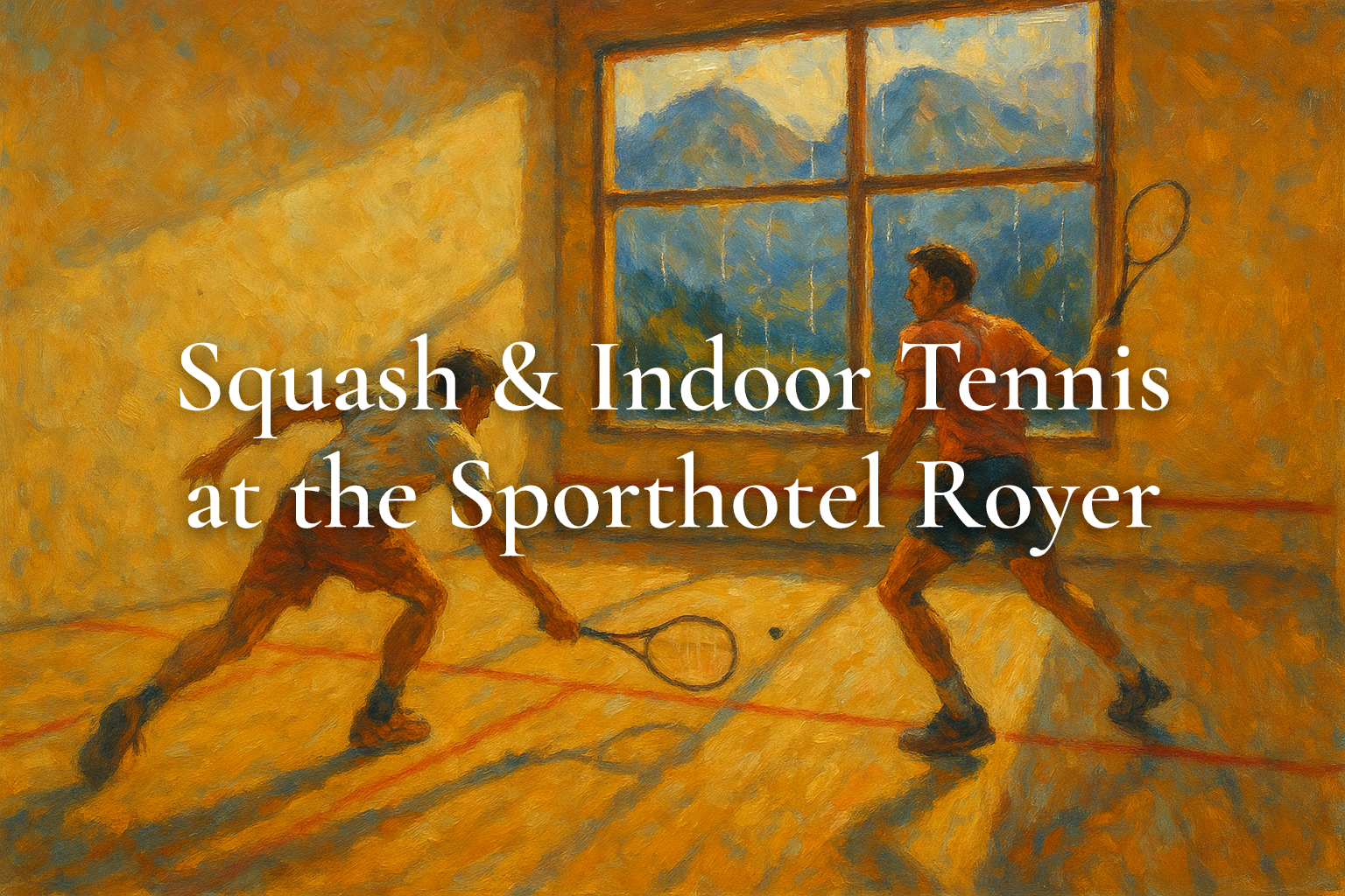 Squash & Indoor Tennis at the Sporthotel Royer