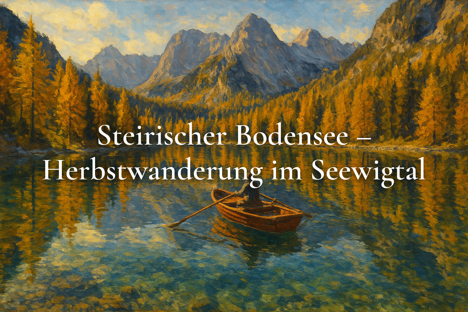Steirischer Bodensee – Herbstwanderung im Seewigtal