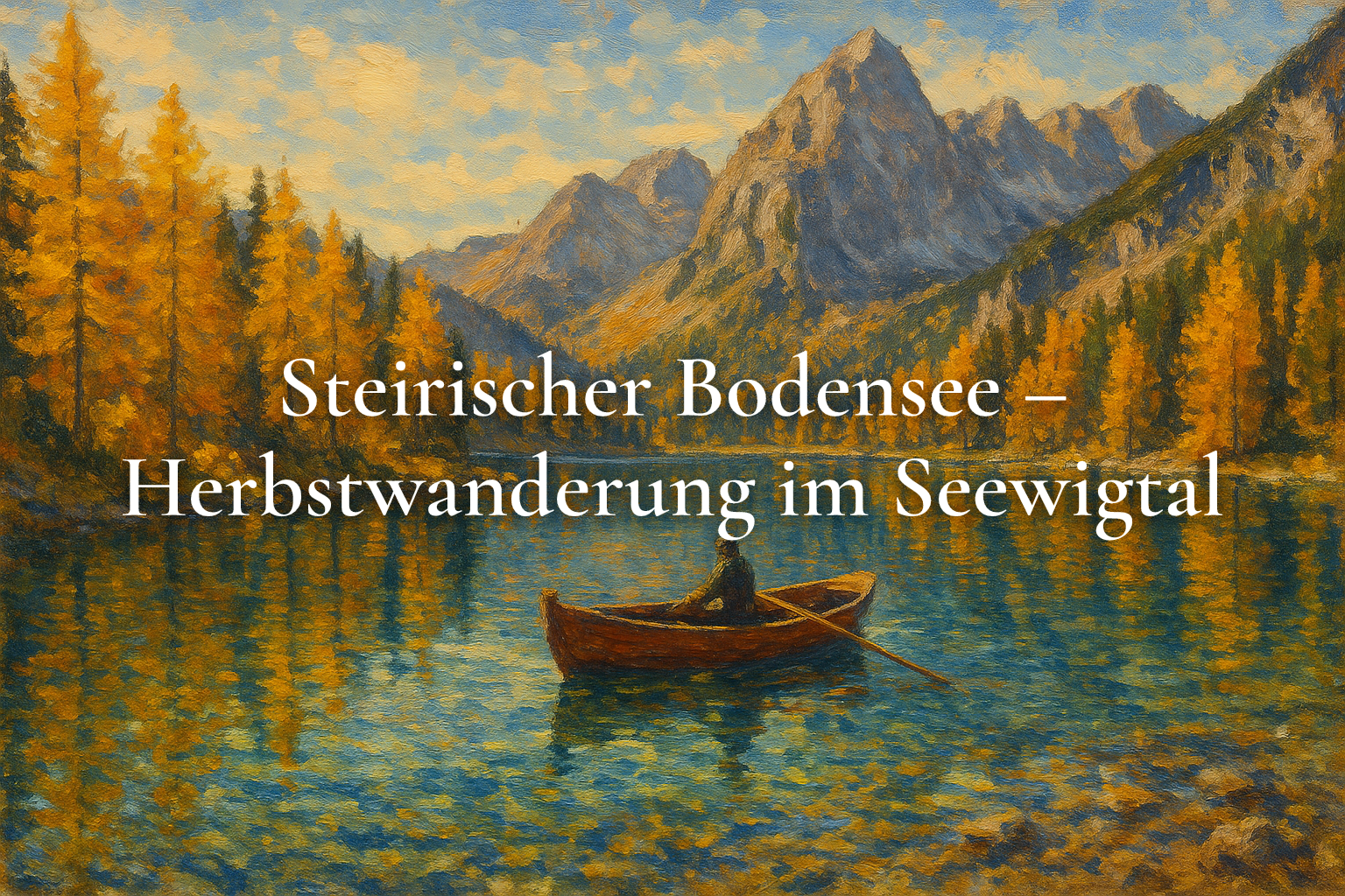 Steirischer Bodensee – Herbstwanderung im Seewigtal