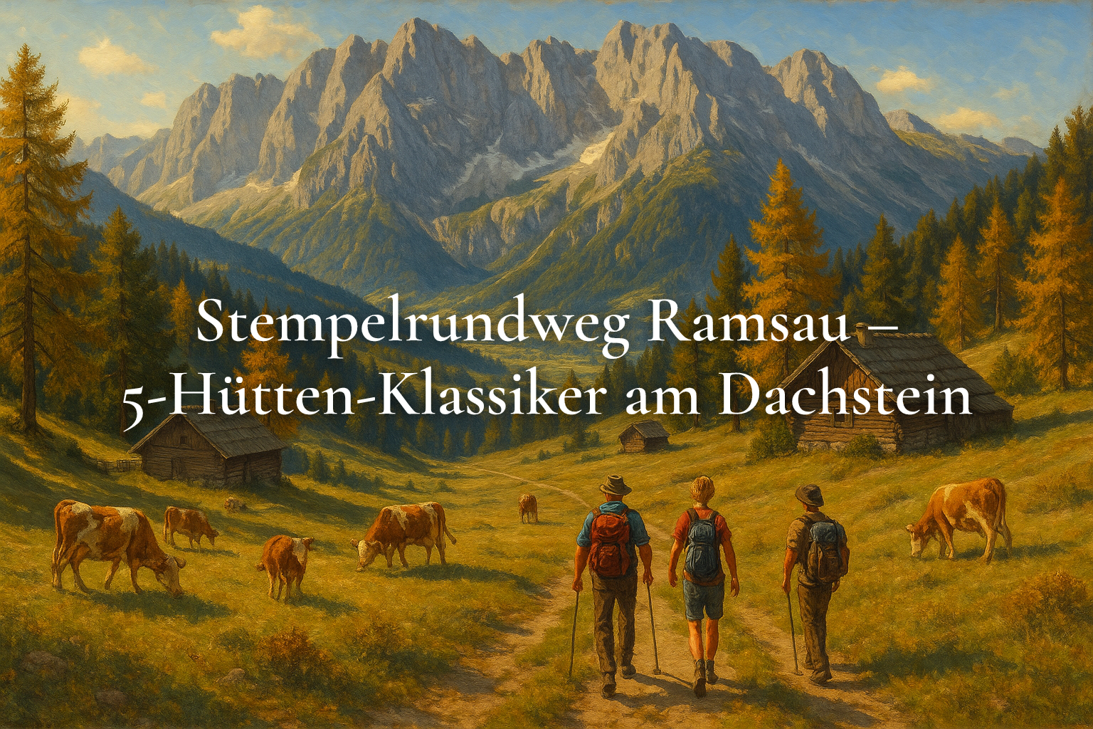 Stempelrundweg Ramsau – 5-Hütten-Klassiker am Dachstein