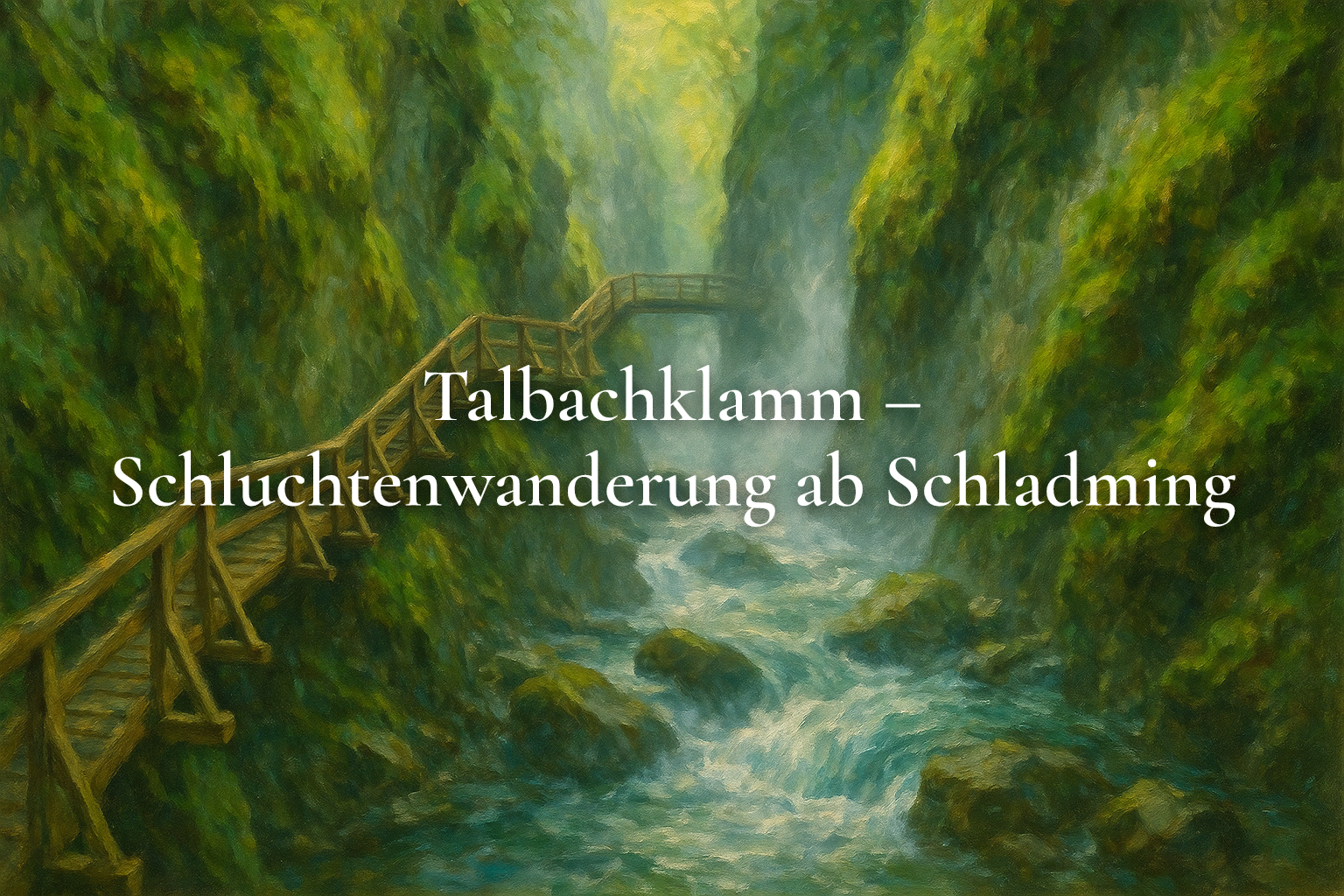 Talbachklamm – Schluchtenwanderung ab Schladming