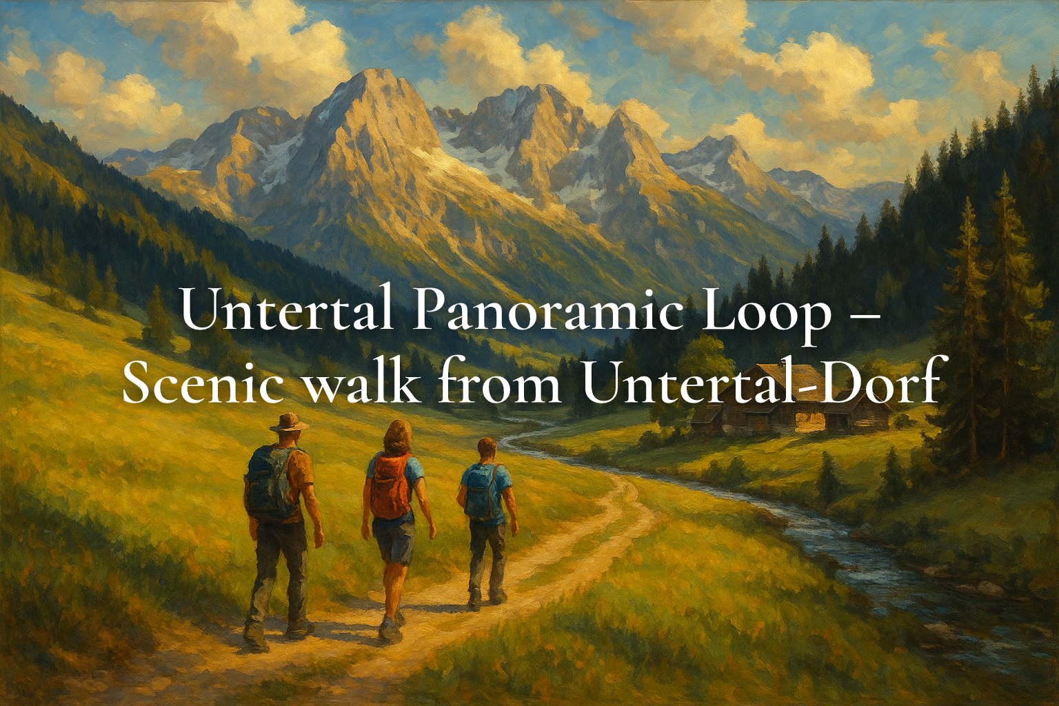 Untertal Panoramic Loop – Scenic walk from Untertal-Dorf