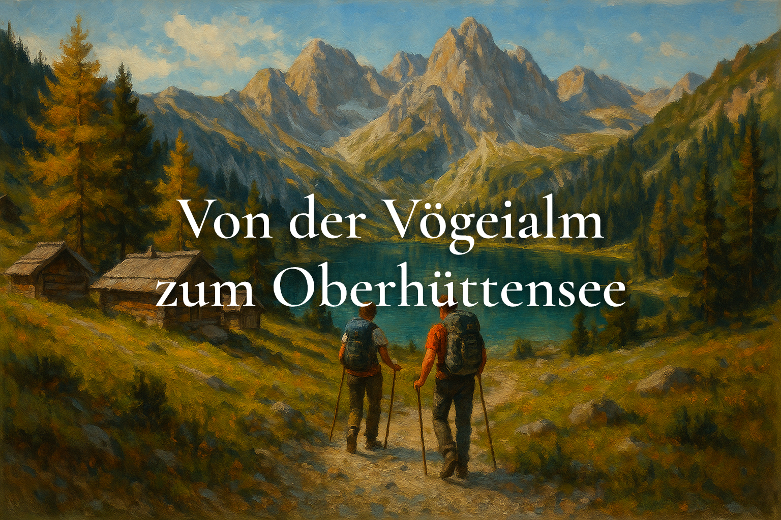 Von der Vögeialm zum Oberhüttensee