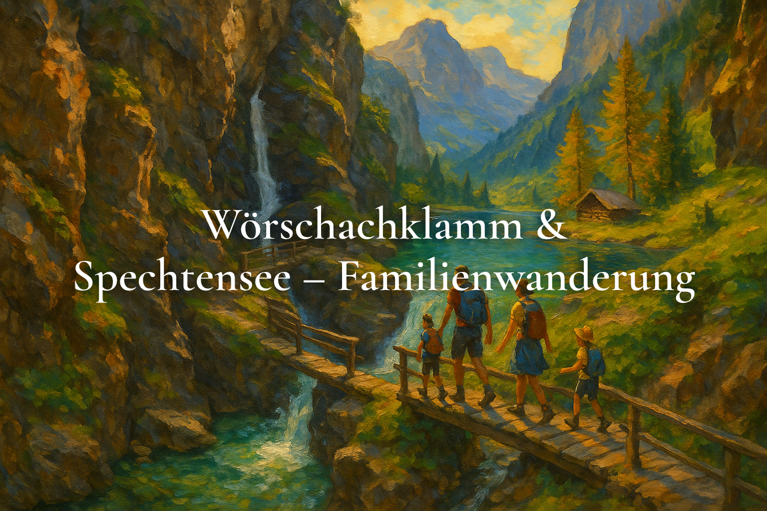 Wörschachklamm & Spechtensee – Familienwanderung