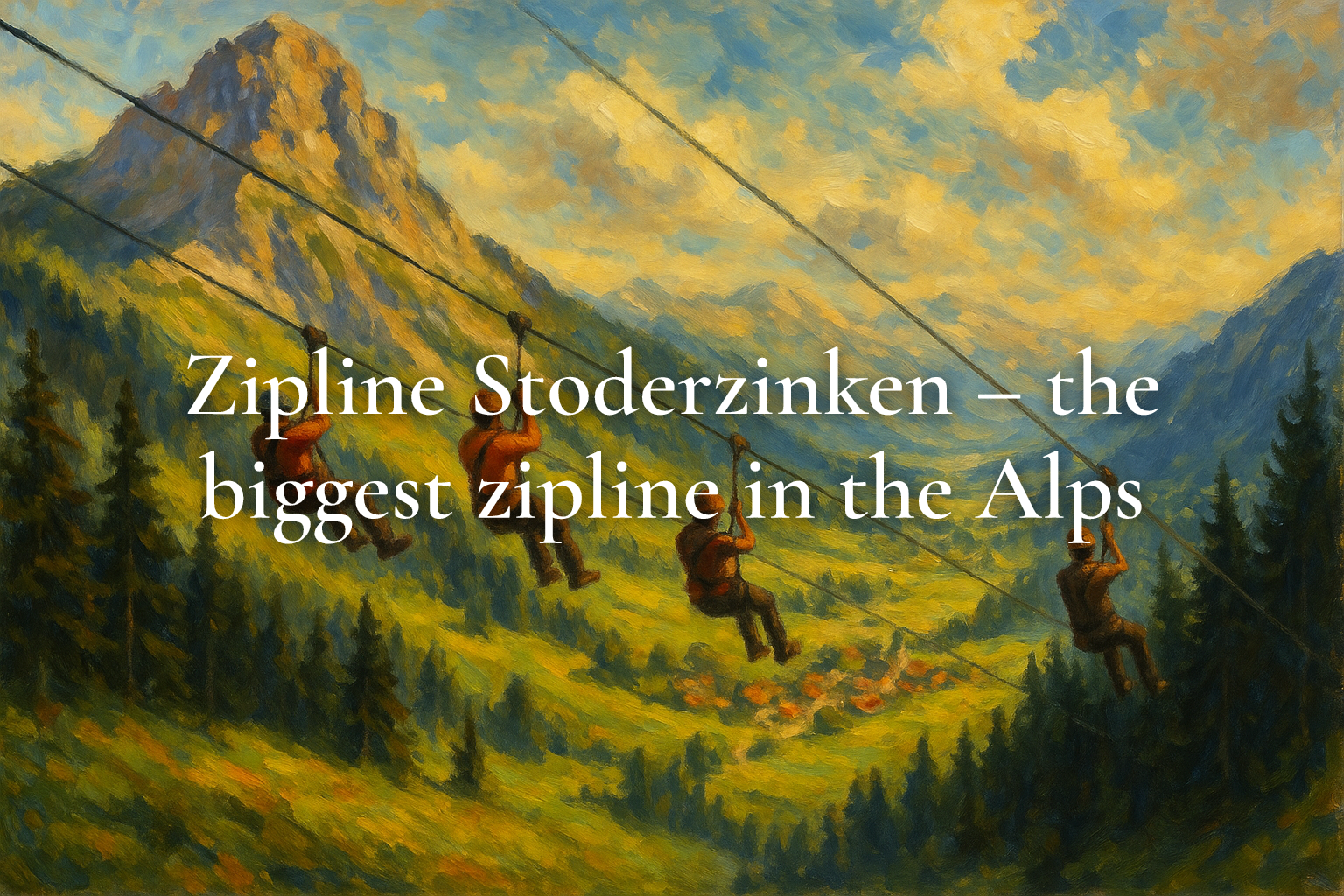 Zipline Stoderzinken – the biggest zipline in the Alps